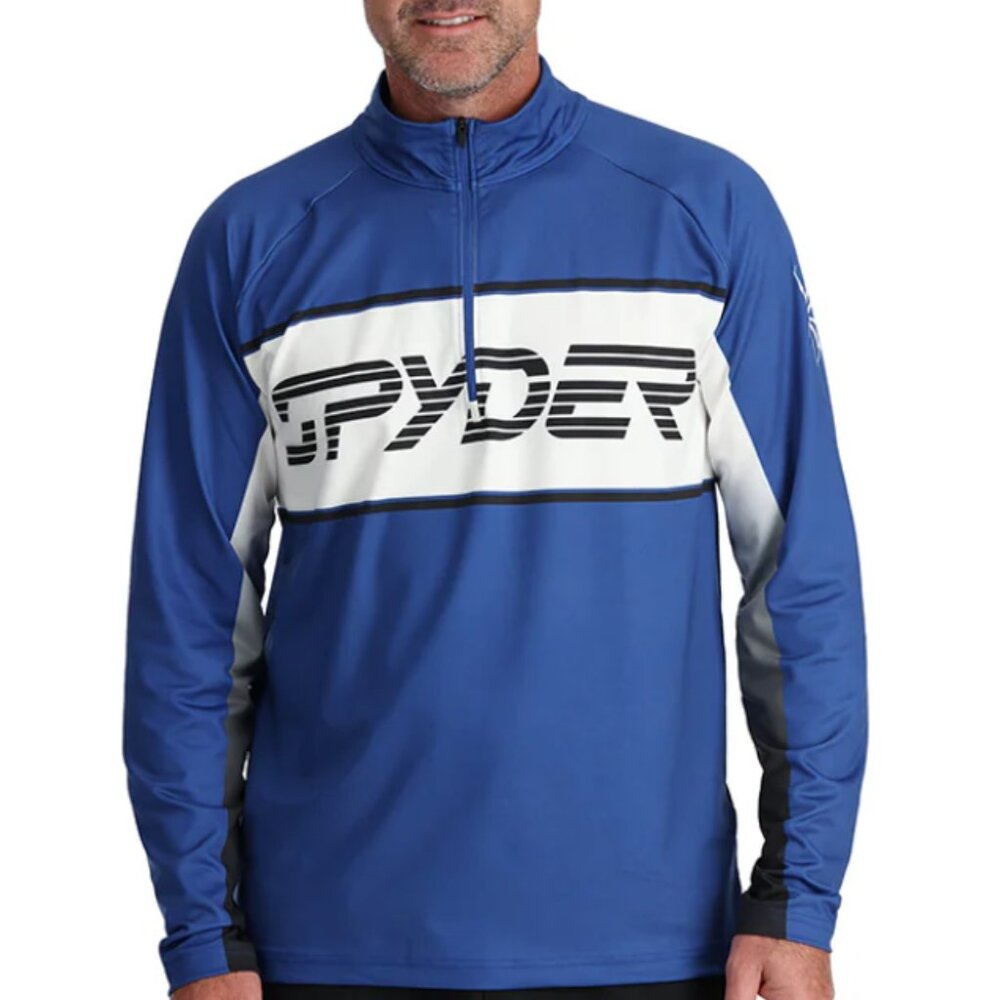 NEW MENS SPYDER Paramount Half Zip LARGE
